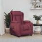 Preview: ARDEBO.de - Massagesessel Weinrot Stoff