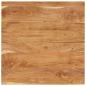 Preview: Couchtisch 80x80x40 cm Massivholz Akazie