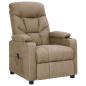 Preview: Relaxsessel Elektrisch Taupe Stoff