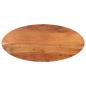 Preview: ARDEBO.de - Tischplatte 80x40x3,8 cm Oval Massivholz Akazie