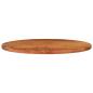 Preview: Tischplatte 80x40x3,8 cm Oval Massivholz Akazie