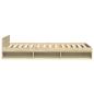 Preview: Bettgestell mit Schublade Sonoma-Eiche 100x200 cm Holzwerkstoff
