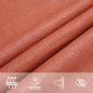 Preview: Sonnensegel 160 g/m² Terrakottarot 6x8 m HDPE