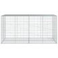 Preview: Gabione mit Deckel 200x100x100 cm Verzinktes Eisen