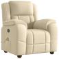 Preview: Massagesessel Creme Stoff