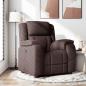 Preview: ARDEBO.de - Relaxsessel Dunkelbraun Stoff