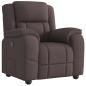 Preview: Relaxsessel Dunkelbraun Stoff