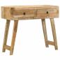 Preview: ARDEBO.de - Konsolentisch 90x32x75 cm Raues Massivholz Mango