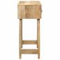 Preview: Konsolentisch 90x32x75 cm Raues Massivholz Mango