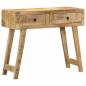 Preview: Konsolentisch 90x32x75 cm Raues Massivholz Mango