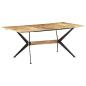 Preview: ARDEBO.de - Esstisch 180x90x76 cm Mango Massivholz