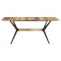 Preview: Esstisch 180x90x76 cm Mango Massivholz