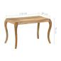Preview: Esstisch 118×60×76 cm Massivholz Mango