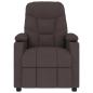 Preview: Massagesessel Dunkelbraun Stoff