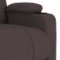 Preview: Massagesessel Dunkelbraun Stoff