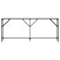 Preview: Konsolentisch Grau Sonoma 180x23x75 cm Holzwerkstoff