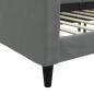 Preview: Tagesbett Dunkelgrau 100x190 cm Stoff