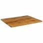 Preview: Tischplatte 110x80x2,5 cm Rechteckig Massivholz Mango