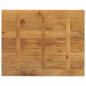 Preview: Tischplatte 110x80x2,5 cm Rechteckig Massivholz Mango