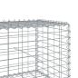 Preview: Gabione mit Deckel 1000x100x50 cm Verzinktes Eisen