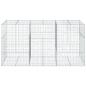Preview: Gabione mit Deckel 300x100x150 cm Verzinktes Eisen
