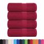 Preview: Waschtücher FROGN 4 Stk. Bordeaux 30x30 cm 360 g/m²
