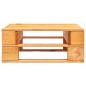 Preview: Outdoor-Ottomane Paletten Holz Honigbraun