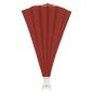 Preview: Faltbarer Terrassen-Seitenfächer Terracotta-Rot 200 cm