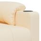 Preview: Massagesessel Elektrisch Creme Stoff