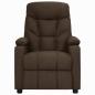 Preview: Relaxsessel Dunkelbraun Stoff