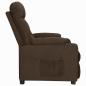Preview: Relaxsessel Dunkelbraun Stoff