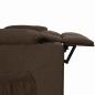 Preview: Relaxsessel Dunkelbraun Stoff