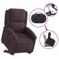 Preview: Relaxsessel mit Aufstehhilfe Dunkelbraun Stoff