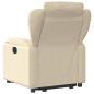Preview: Relaxsessel mit Aufstehhilfe Elektrisch Creme Stoff
