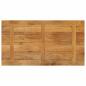 Preview: Tischplatte 110x60x2,5 cm Rechteckig Massivholz Mango