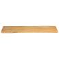 Preview: Tischplatte mit Baumkante 110x40x2,5 cm Massivholz Mango