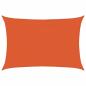 Preview: Sonnensegel 160 g/m² Rechteckig Orange 4x5 m HDPE