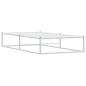 Preview: Bettgestell ohne Matratze Weiß 90x200 cm Metall
