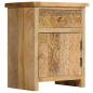 Preview: ARDEBO.de - Nachttisch Massivholz Mango 40x30x50 cm