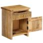 Preview: Nachttisch Massivholz Mango 40x30x50 cm