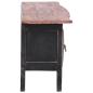 Preview: TV-Schrank 120x30x40 cm Schwarz Altholz Massiv