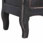 Preview: TV-Schrank 120x30x40 cm Schwarz Altholz Massiv