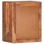 Preview: Nachttisch 40x30x50 cm Massivholz Akazie Mango