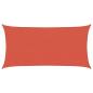 Preview: Sonnensegel 160 g/m² Terrakottarot 2,5x4,5 m HDPE
