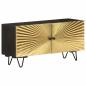 Preview: ARDEBO.de - TV-Schrank 90x30x45 cm Mango Massivholz