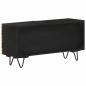 Preview: TV-Schrank 90x30x45 cm Mango Massivholz