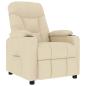 Preview: Massagesessel Creme Stoff