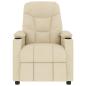 Preview: Massagesessel Creme Stoff