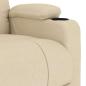 Preview: Massagesessel Creme Stoff