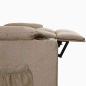 Preview: Relaxsessel Taupe Stoff